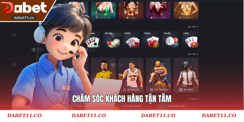 Chăm sóc khách hàng tận tâm